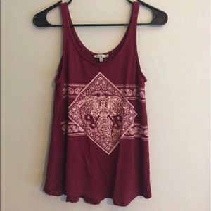 Charlotte Russe Beaded Elephant Tank